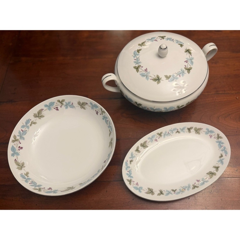 Max Schoenfeld Fine China of Japan VINTAGE 6701 Casserole Platter Bowl Set MS